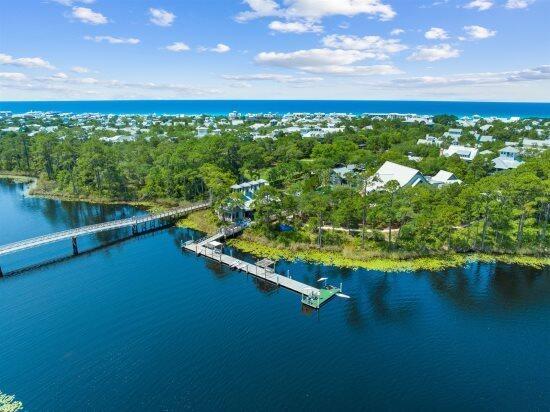 38 Blazing Star Dr, Santa Rosa Beach, FL 32459 - drone / aerial view of a large body of water