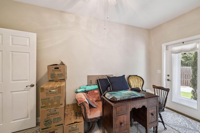 172 Shady Ln, Freeport, FL 32439 - office space featuring ceiling fan