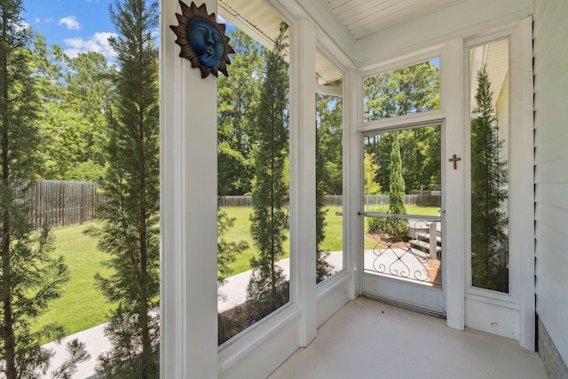 172 Shady Ln, Freeport, FL 32439 - view of unfurnished sunroom