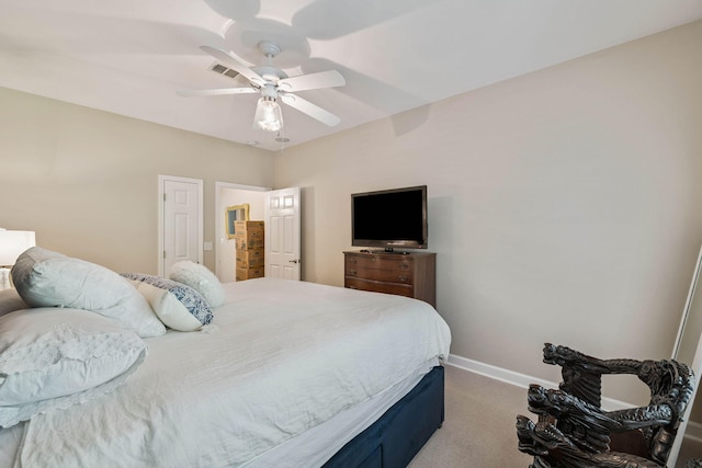 172 Shady Ln, Freeport, FL 32439 - bedroom featuring carpet floors and ceiling fan