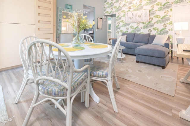 17462 Front Beach Rd Unit 18C, Panama City Beach, FL 32413 - dining space with wood finished floors