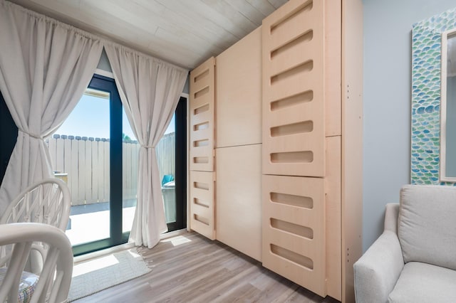 17462 Front Beach Rd Unit 18C, Panama City Beach, FL 32413 - sitting room with light wood-style flooring