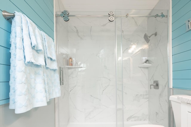 17462 Front Beach Rd Unit 18C, Panama City Beach, FL 32413 - full bath with a marble finish shower and toilet