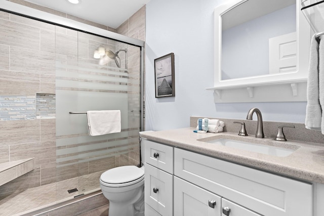 727 Sandpiper Pl # 10516, Miramar Beach, FL 32550 - bathroom featuring vanity and a stall shower