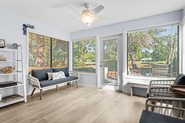 727 Sandpiper Pl # 10516, Miramar Beach, FL 32550 - sunroom / solarium with ceiling fan