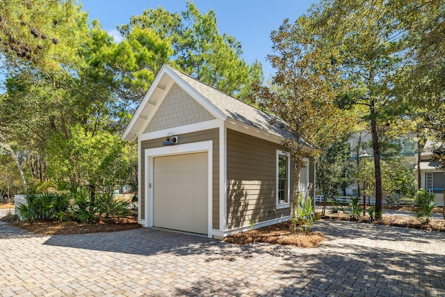 9 W Salt Box Ln, Watersound, FL 32461 - garage with decorative driveway