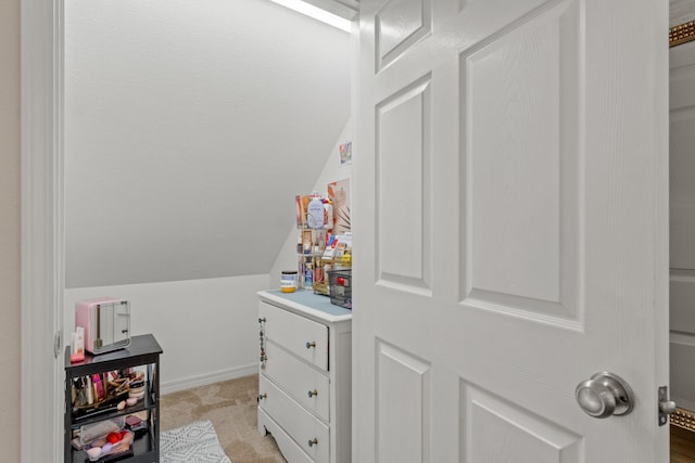3228 Mcmillan Creek Dr, Milton, FL 32583 - playroom with vaulted ceiling and light carpet