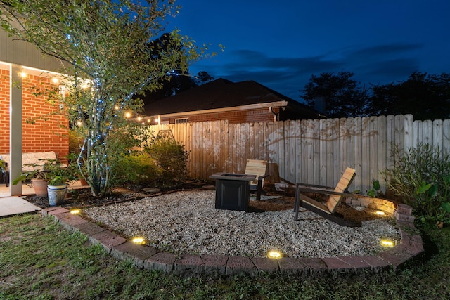 3228 Mcmillan Creek Dr, Milton, FL 32583 - view of yard at twilight