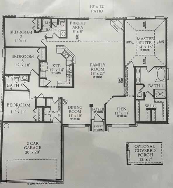 4906 Laurel Oak Dr, Pace, FL 32571 - view of floor plan / room layout