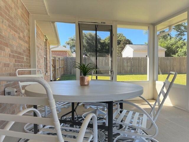 4906 Laurel Oak Dr, Pace, FL 32571 - sunroom featuring outdoor dining space