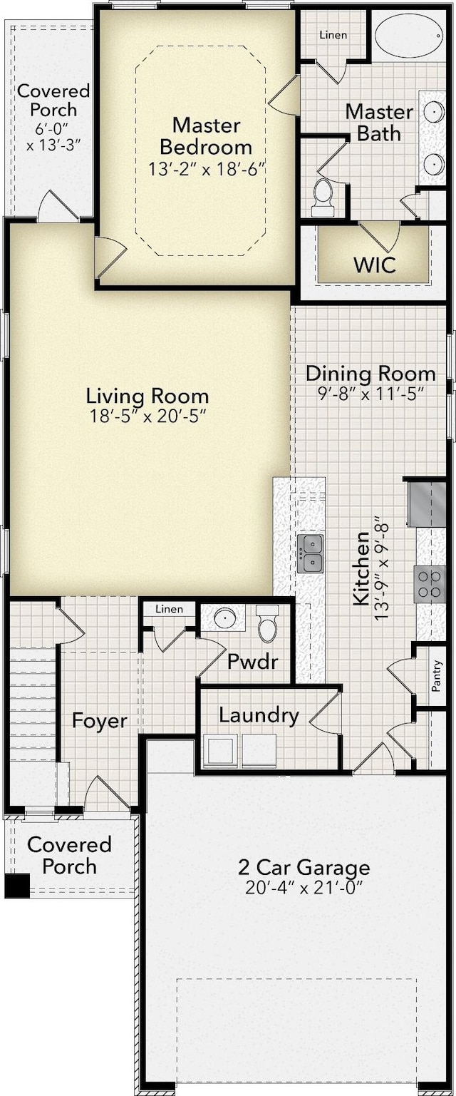 785 Alleyoak Ln Lot 86-1, Freeport, FL 32439 - view of home floor plan