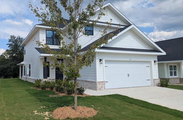 785 Alleyoak Ln Lot 86-1, Freeport, FL 32439 - craftsman-style home featuring concrete driveway, a front yard, and roof with shingles