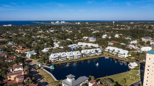 9815 W US Highway 98 Unit 48, Miramar Beach, FL 32550 - view of property location with a large body of water and nearby suburban area