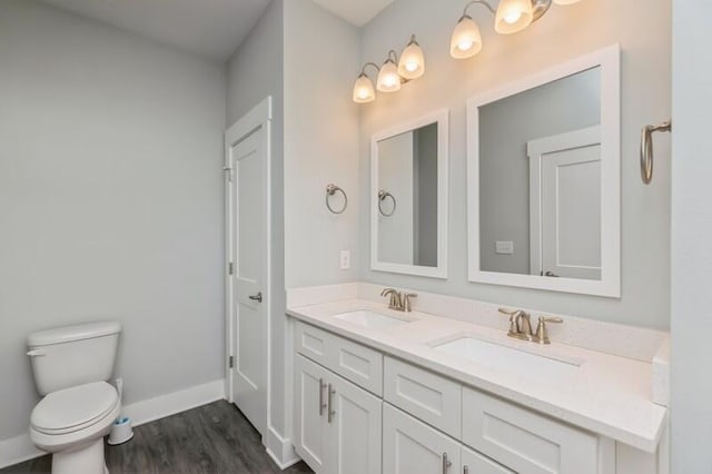 151 N Sand Palm Rd Unit 151, Freeport, FL 32439 - full bathroom with double vanity and wood finished floors