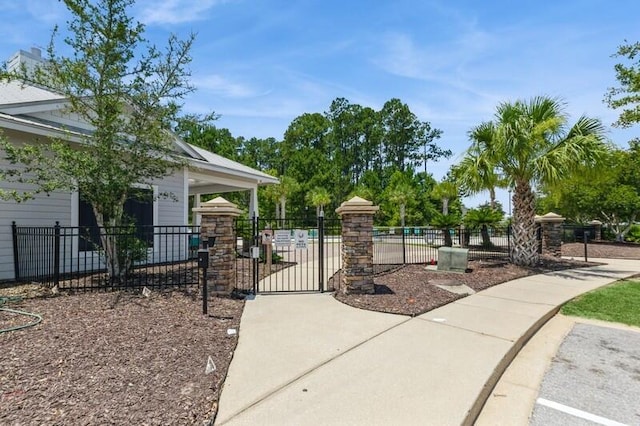 151 N Sand Palm Rd Unit 151, Freeport, FL 32439 - view of community with a gate
