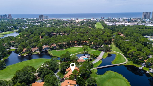 72 Vantage Pt, Miramar Beach, FL 32550 - view of urban area with a large body of water and a golf course