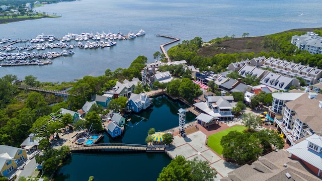 72 Vantage Pt, Miramar Beach, FL 32550 - aerial view of a large body of water and numerous boat docks