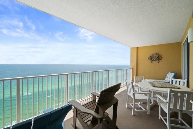 17643 Front Beach Rd Unit 1905, Panama City Beach, FL 32413 - balcony with a water view