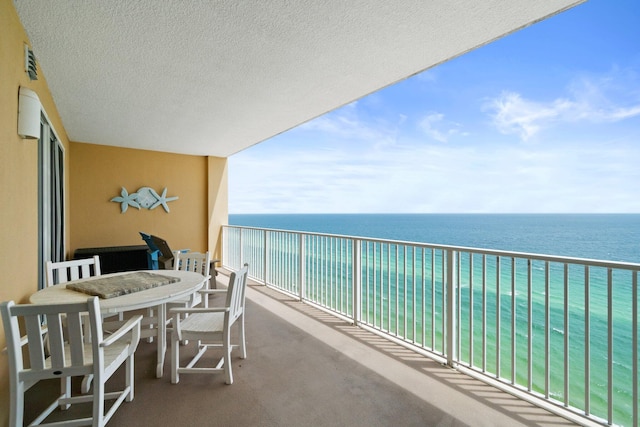 17643 Front Beach Rd Unit 1905, Panama City Beach, FL 32413 - balcony with a water view