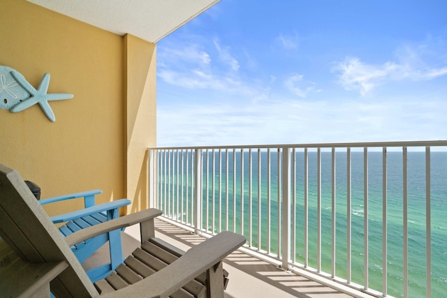 17643 Front Beach Rd Unit 1905, Panama City Beach, FL 32413 - balcony with a water view