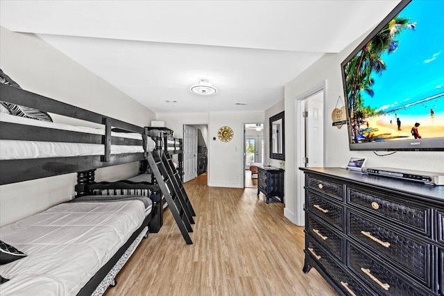 926 Whelk Ct Unit C, Fort Walton Beach, FL 32548 - bedroom featuring light wood-style floors and baseboards