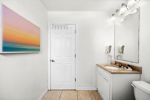 926 Whelk Ct Unit C, Fort Walton Beach, FL 32548 - half bath with vanity and tile patterned flooring