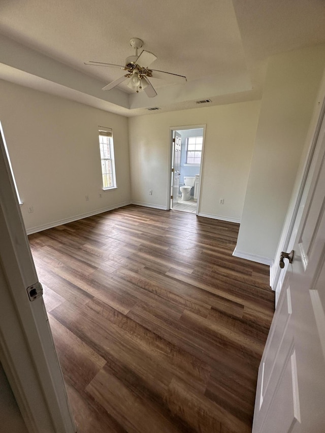 1174 Witshire Ct, Fort Walton Beach, FL 32547 - unfurnished room featuring dark wood-type flooring and ceiling fan