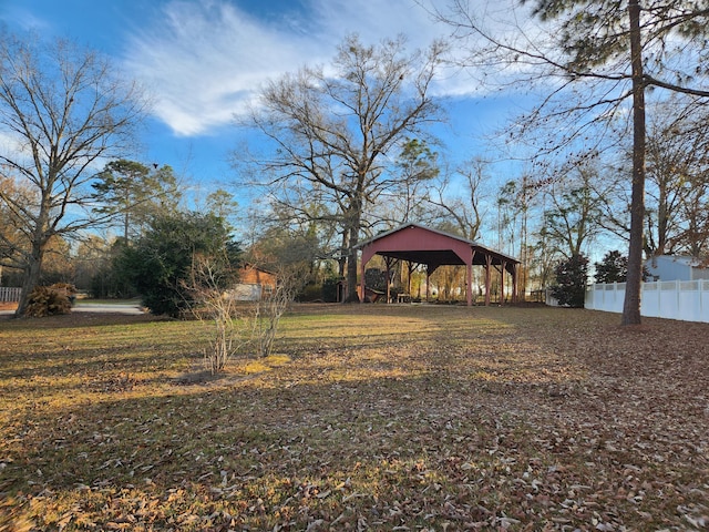 5131 Wiggins Lake Rd, Walnut Hill, FL 32568 - view of yard with a gazebo