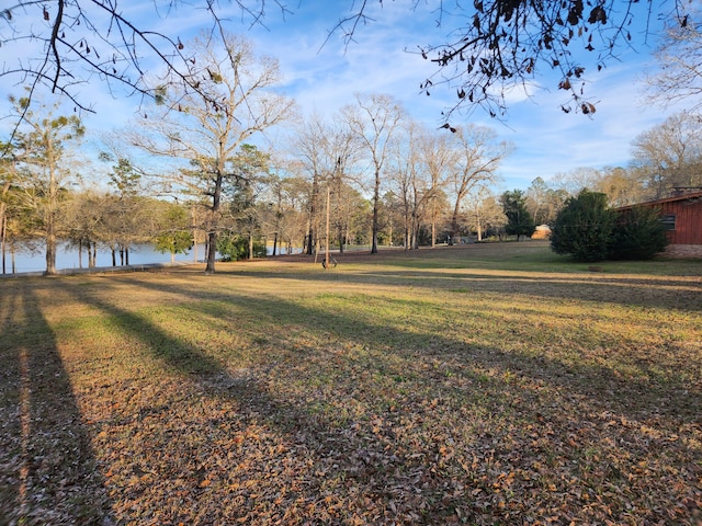 5131 Wiggins Lake Rd, Walnut Hill, FL 32568 - view of grassy yard with a water view