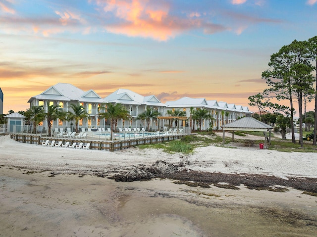 246 Dockside Dr, Port St Joe, FL 32456 - view of home's community with a gazebo and a swimming pool