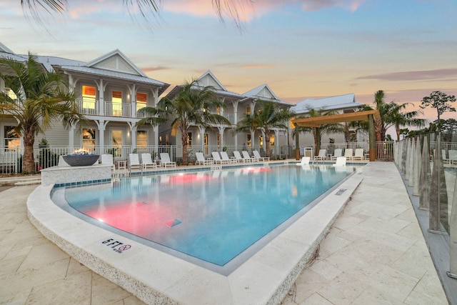 246 Dockside Dr, Port St Joe, FL 32456 - community pool featuring a patio