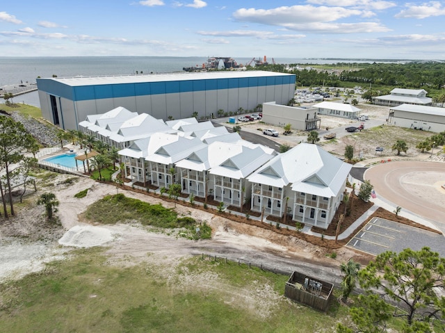 246 Dockside Dr, Port St Joe, FL 32456 - bird's eye view of a nearby body of water and a pool area