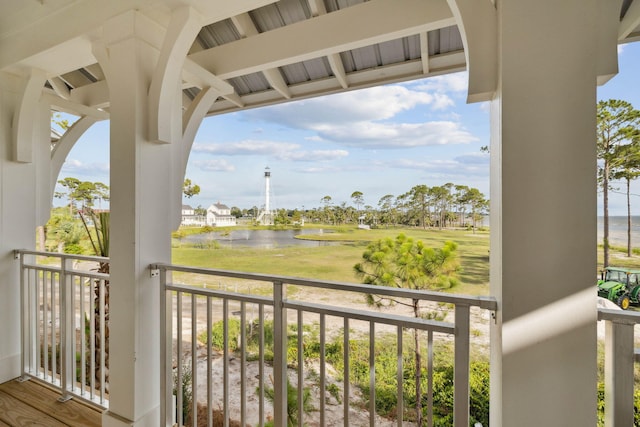 246 Dockside Dr, Port St Joe, FL 32456 - balcony with a water view