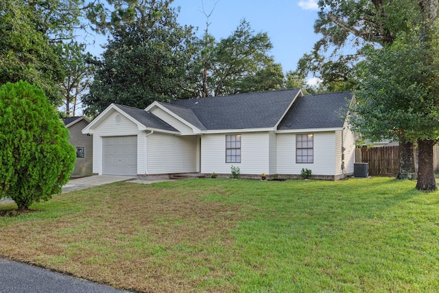 136 Oak Terrace Dr, Crestview, FL 32539 - view of front facade featuring a garage, concrete driveway, and roof with shingles