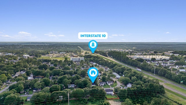 136 Oak Terrace Dr, Crestview, FL 32539 - aerial view of a tree filled landscape
