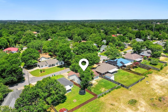 4601 Top Flight Dr, Crestview, FL 32539 - bird's eye view of a heavily wooded area