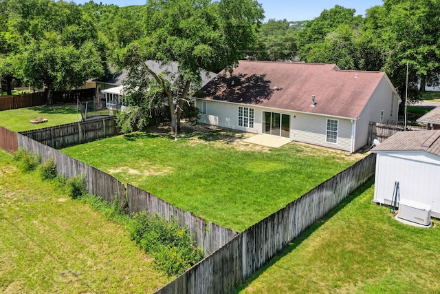 4601 Top Flight Dr, Crestview, FL 32539 - rear view of house with a fenced backyard