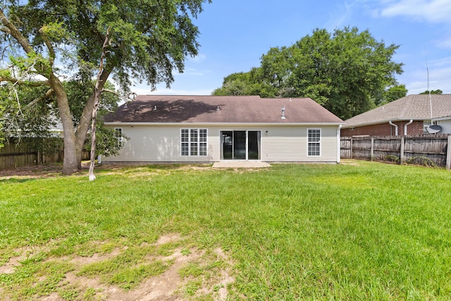4601 Top Flight Dr, Crestview, FL 32539 - rear view of house with a fenced backyard