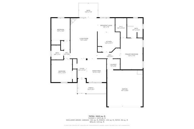 4601 Top Flight Dr, Crestview, FL 32539 - view of floor plan / room layout