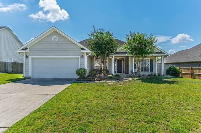138 Crab Apple Ave, Crestview, FL 32536 - view of front of property featuring a garage, concrete driveway, and a porch