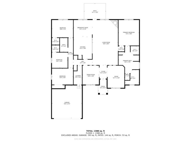 5408 Josh Dr, Crestview, FL 32536 - view of room layout