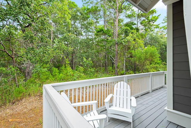 209 Milestone Dr Unit A, Inlet Beach, FL 32461 - view of wooden deck