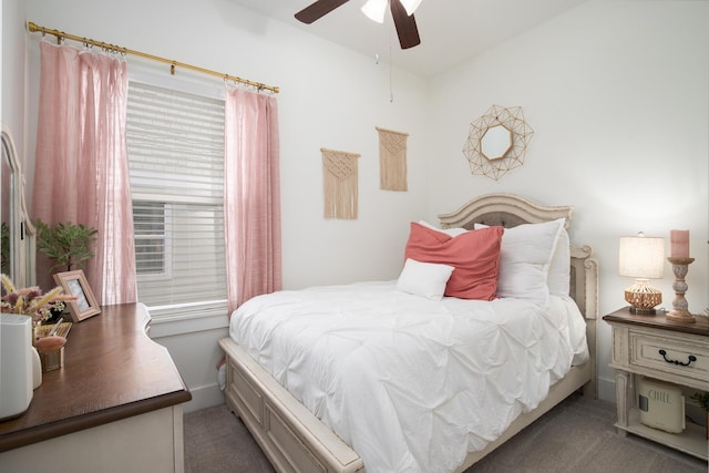 148 N Sand Palm Rd, Freeport, FL 32439 - bedroom with carpet and ceiling fan