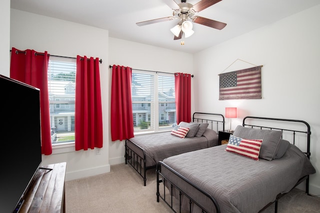 148 N Sand Palm Rd, Freeport, FL 32439 - bedroom featuring carpet flooring and ceiling fan