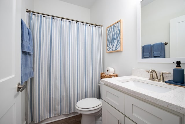 148 N Sand Palm Rd, Freeport, FL 32439 - bathroom featuring vanity and wood finished floors