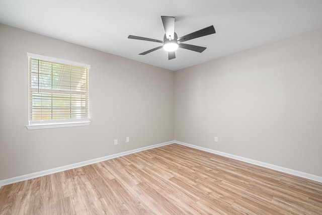 48 4th Ave, Shalimar, FL 32579 - empty room with light wood-type flooring and ceiling fan