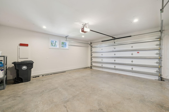 21 Scuttle Hole Rd, Santa Rosa Beach, FL 32459 - garage with a garage door opener and recessed lighting