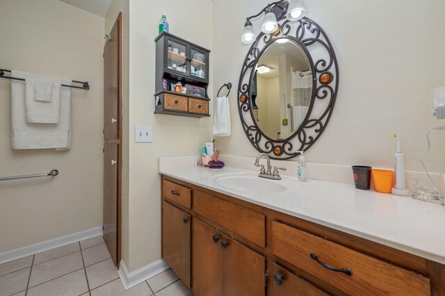 22 James Ave, Shalimar, FL 32579 - bathroom featuring vanity and tile patterned flooring