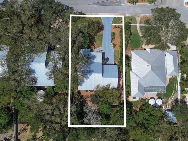 246 Seabreeze Ct, Inlet Beach, FL 32461 - view of property location featuring property parcel outlined