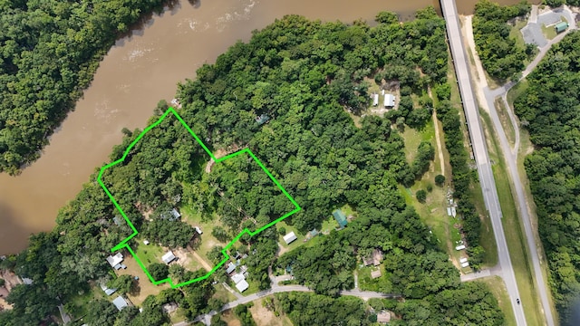 70 River Loop, Ponce De Leon, FL 32455 - aerial view of property's location with a nearby body of water and property parcel outlined